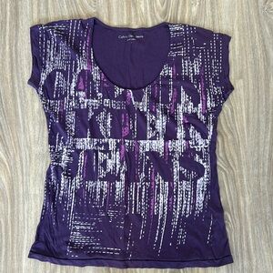Calvin Klein Jeans purple Tshirt